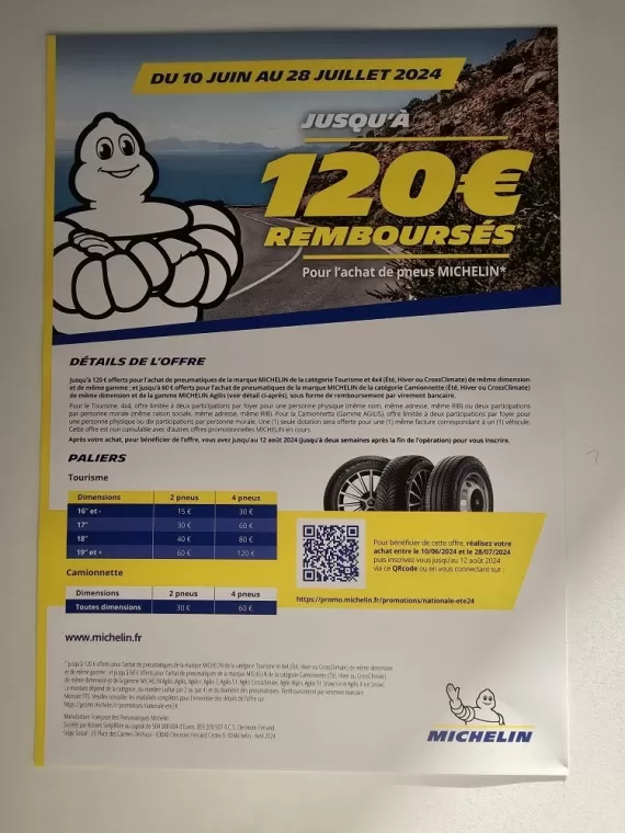 Pneus MICHELIN en promotion au Garage des Fontaines à Gueugnon, Gueugnon, Garage des Fontaines