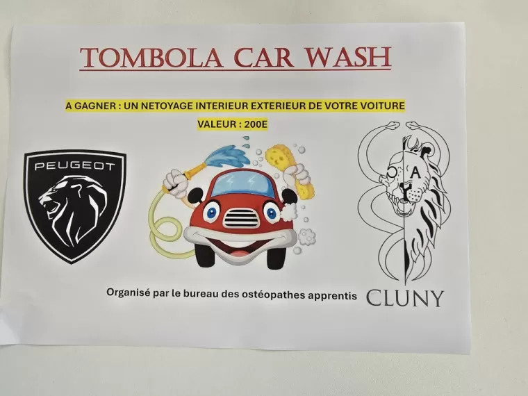TOMBOLA CAR WASH au garage des Fontaines à Gueugnon, Gueugnon, Garage des Fontaines